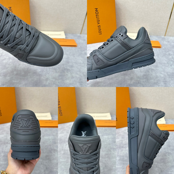 Louis Vuitton LV Trainer Sneaker Men's Low Top Lace Up Casual Shoes #nigo96632