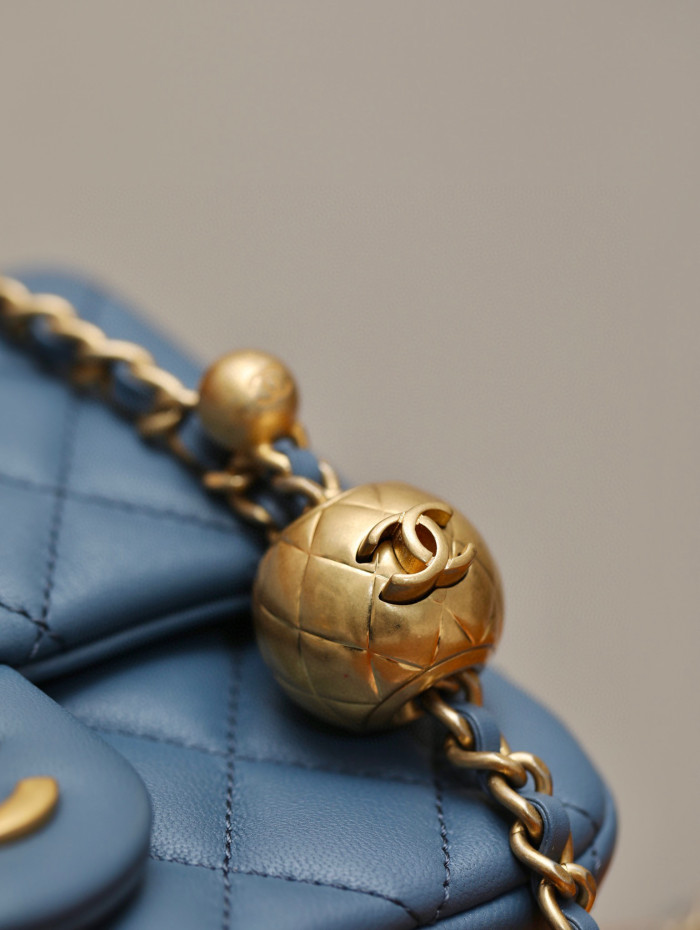 Chanel Diamond Chain Diagonal Span Bag #nigo21968