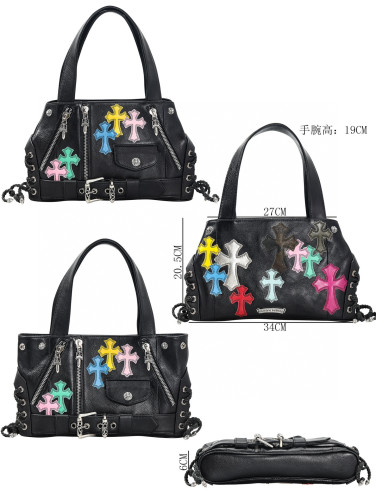 Chrome Hearts Leather Large Capacity Portable Bag #nigo21245