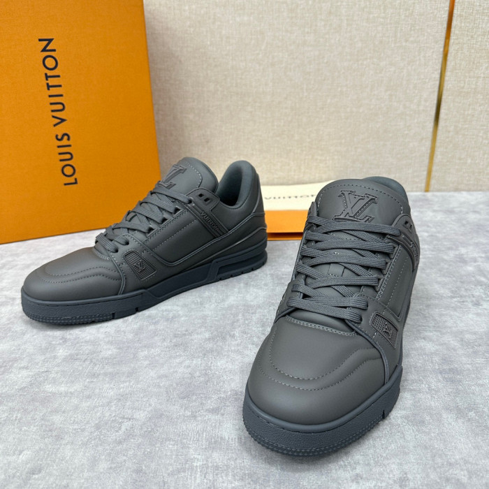 Louis Vuitton LV Trainer Sneaker Men's Low Top Lace Up Casual Shoes #nigo96632