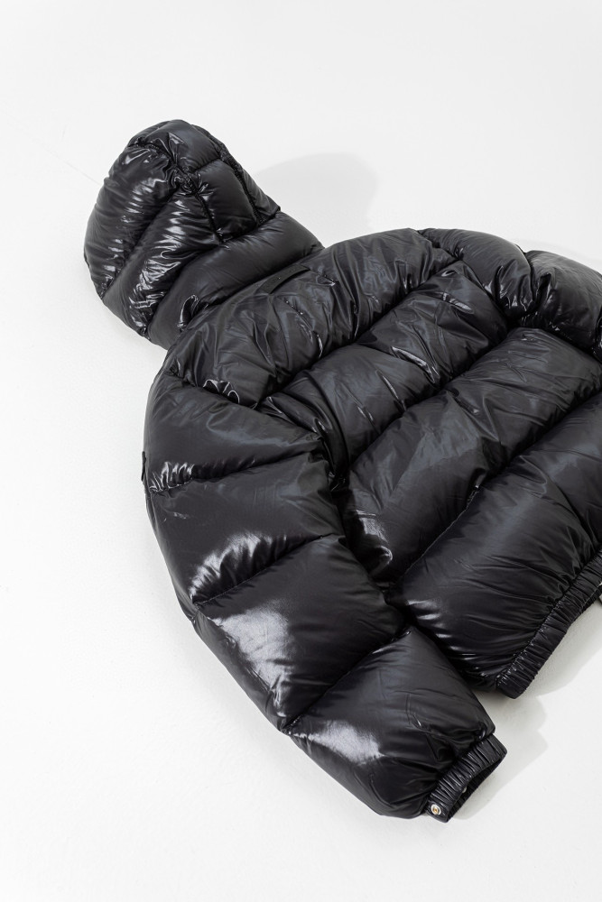Moncler GENIUS x 1017 ALYX 9SN Short Black Hooded Puffer Jacket Ngvp #nigo6718