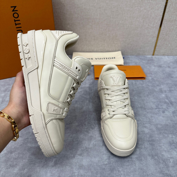 Louis Vuitton LV Trainer Sneaker Men's Low Top Lace Up Casual Shoes #nigo96632