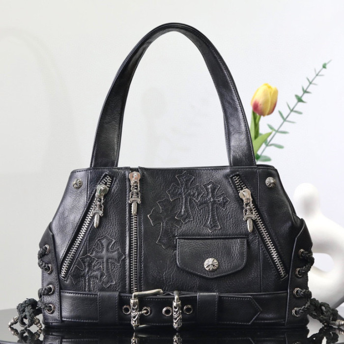 Chrome Hearts Leather Large Capacity Portable Bag #nigo21245