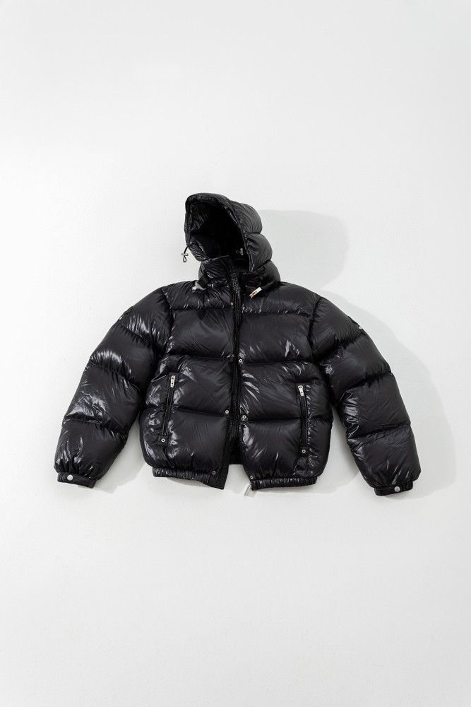 Moncler GENIUS x 1017 ALYX 9SN Short Black Hooded Puffer Jacket Ngvp #nigo6718