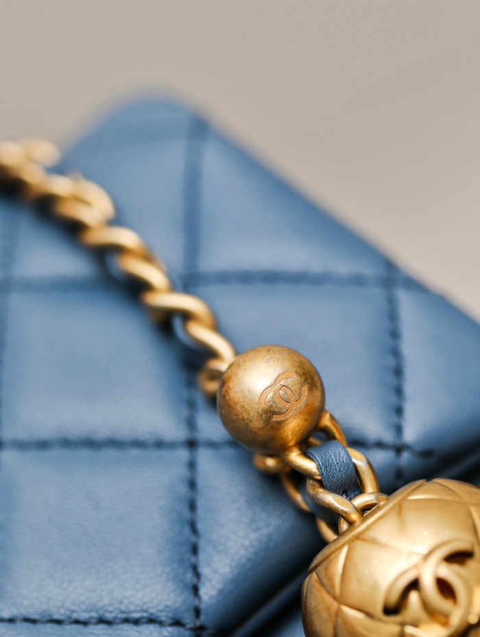 Chanel Diamond Chain Diagonal Span Bag #nigo21968