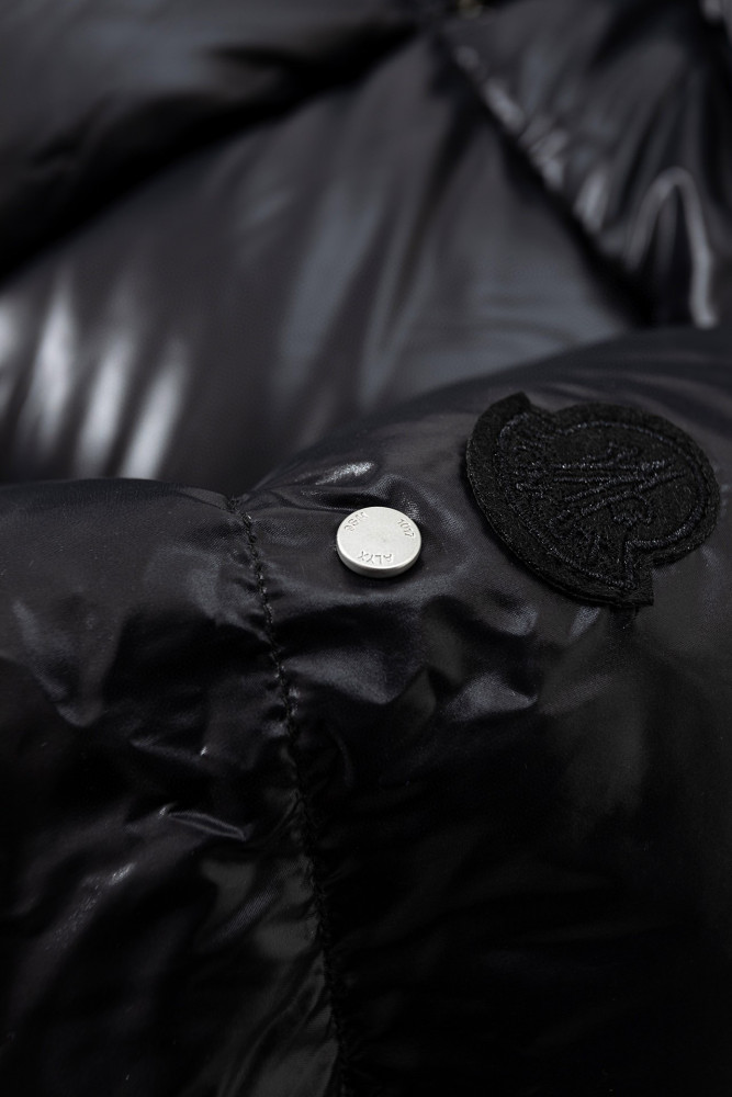 Moncler GENIUS x 1017 ALYX 9SN Short Black Hooded Puffer Jacket Ngvp #nigo6718