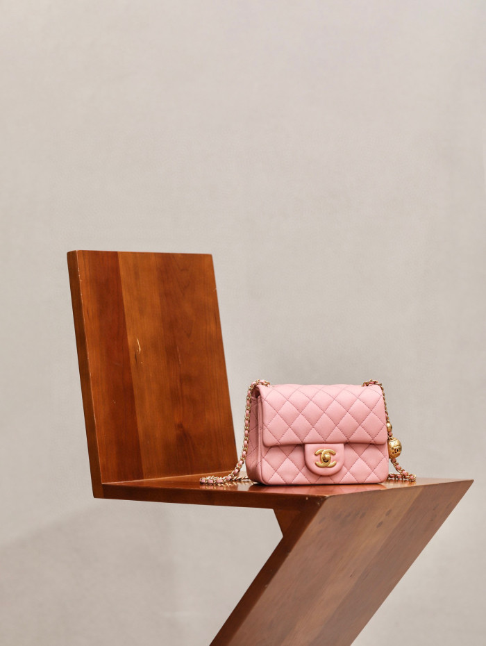 Chanel Diamond Chain Diagonal Span Bag #nigo21968