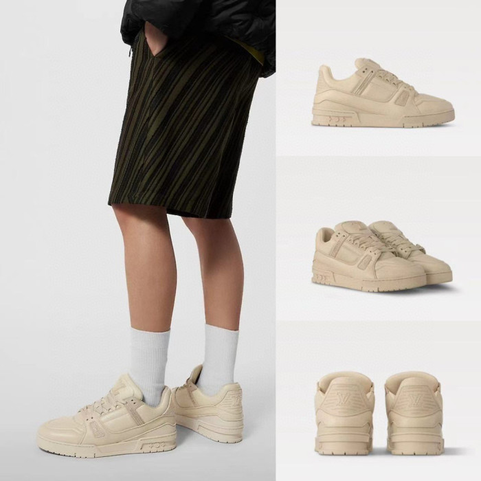 Louis Vuitton LV Trainer Sneaker Men's Low Top Lace Up Casual Shoes #nigo96632