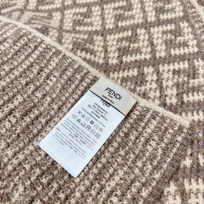 Fendi Knitted Cashmere Scarf Hat #nigo96644