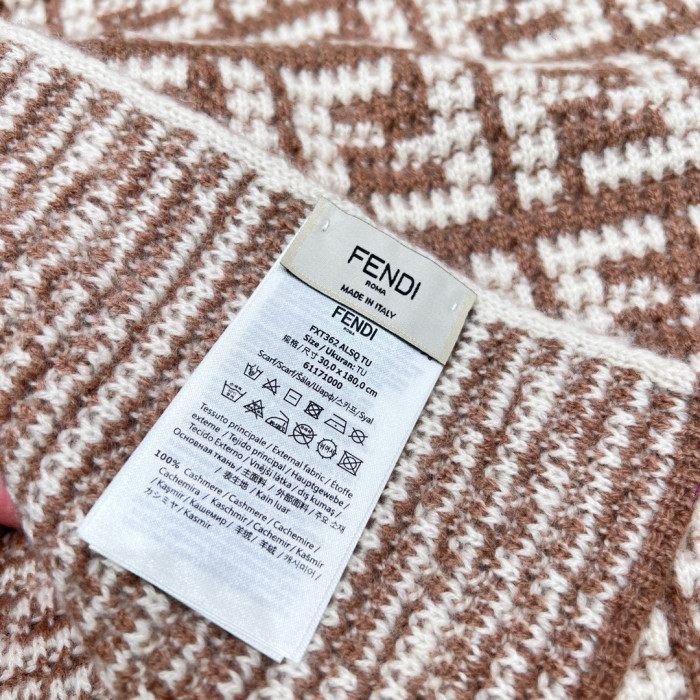 Fendi Knitted Cashmere Scarf Hat #nigo96644