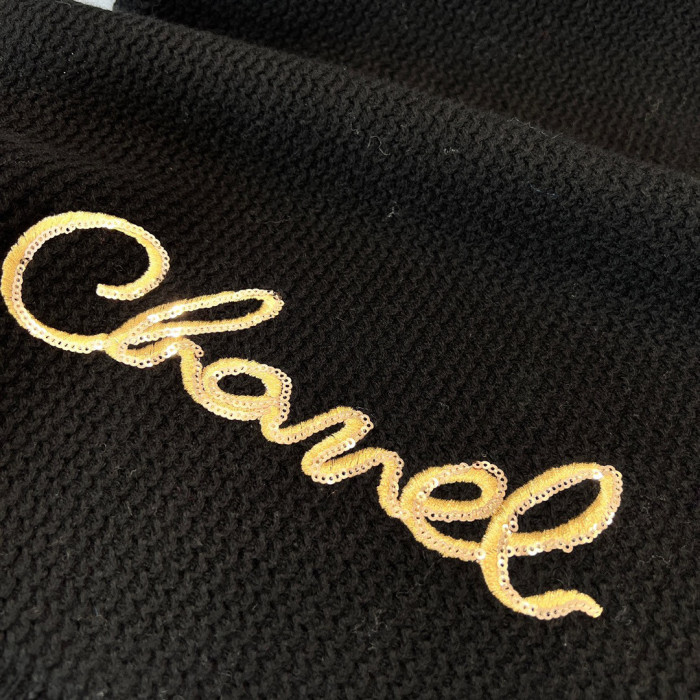 Chanel Cashmere Knit Hat Gloves Scarf #nigo96642