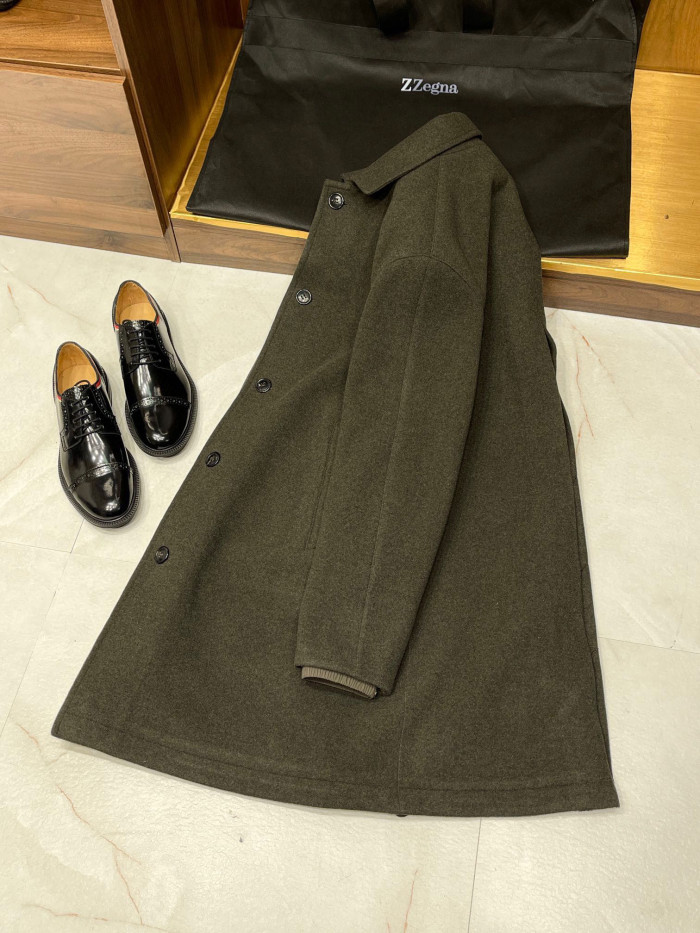 Ermenegildo Zegna Lapel Windbreaker Hooded Jacket Ngvp #nigo6737