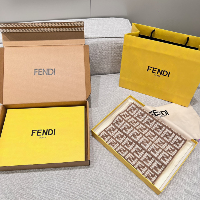 Fendi Knitted Cashmere Scarf Hat #nigo96644
