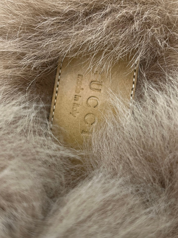 Gucci Wool Leather Upper Mule Shoes #nigo96639