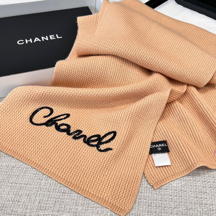 Chanel Cashmere Knit Hat Gloves Scarf #nigo96642