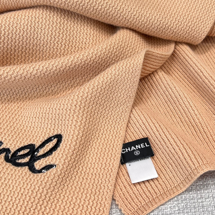 Chanel Cashmere Knit Hat Gloves Scarf #nigo96642