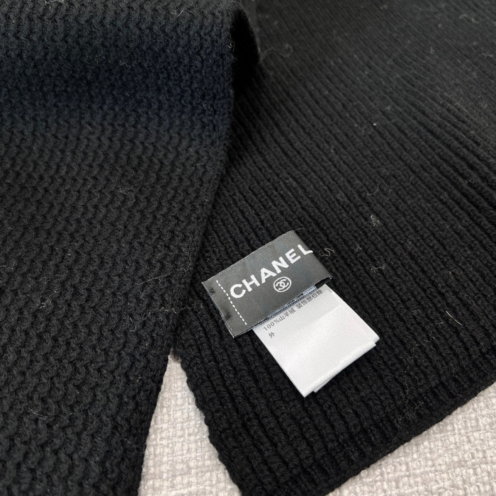 Chanel Cashmere Knit Hat Gloves Scarf #nigo96642