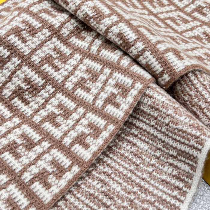 Fendi Knitted Cashmere Scarf Hat #nigo96644