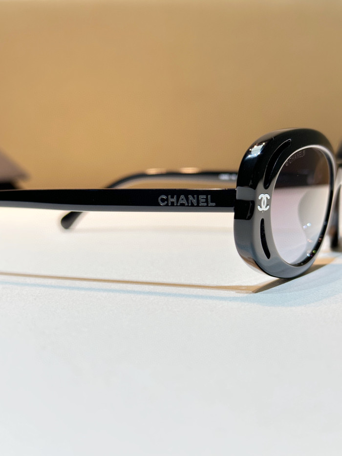 Chanel Oval Sunglasses Glasses #nigo96661
