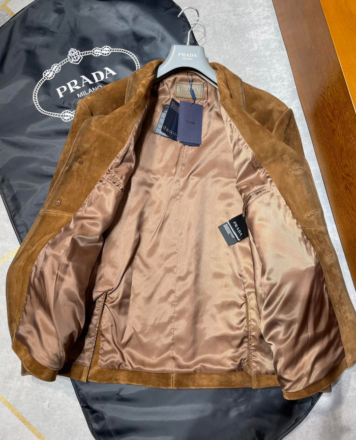 Prada Men's Single Breasted Vintage Jacket Ngvp #nigo6745