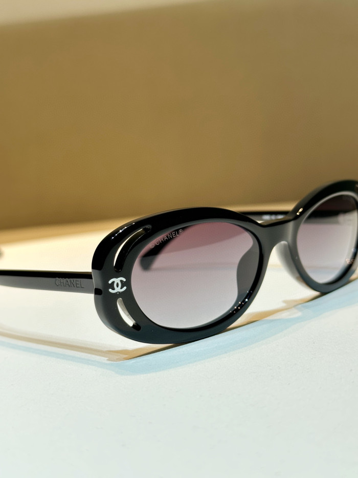 Chanel Oval Sunglasses Glasses #nigo96661
