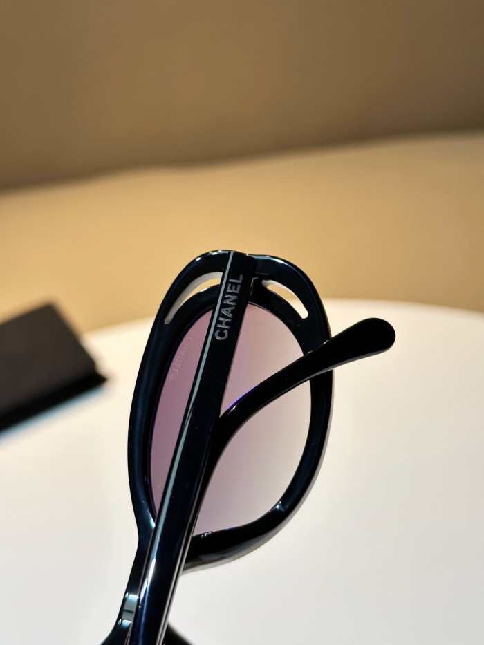 Chanel Oval Sunglasses Glasses #nigo96661
