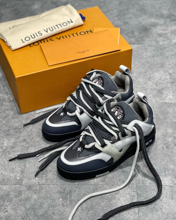 Louis Vuitton NIGO Sports Casual Lace-Up Board Shoes #nigo95166