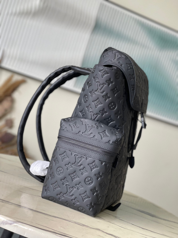 Louis Vuitton TREKKING Leather Printed Backpack Bag #nigo21974