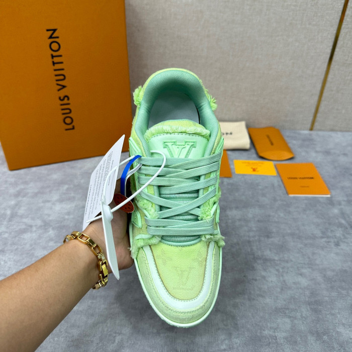 Louis Vuitton TRAINER Candy Colored Lace Up Casual Board Shoes #nigo21983