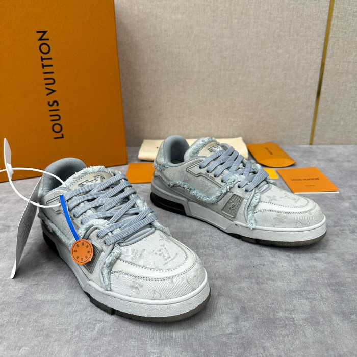 Louis Vuitton TRAINER Candy Colored Lace Up Casual Board Shoes #nigo21983