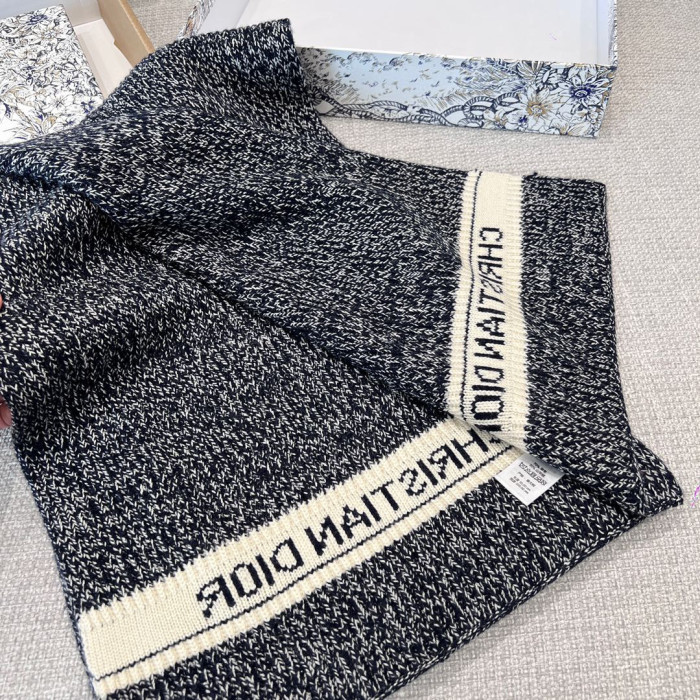 Dior WHITE Knitted Hat Scarf Two-Piece Set #nigo21981