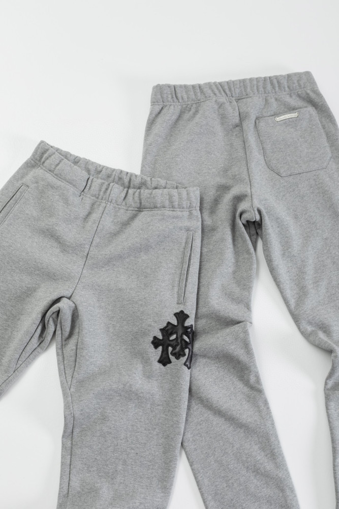 Chrome Hearts Hooded Sweatshirt Pullover Sweatpants Set Suit Grey #nigo96679