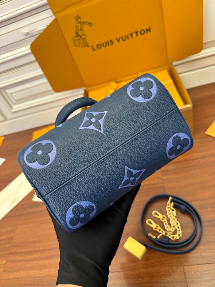 Louis Vuitton SPEEDY BANDOULIÈRE 20 Leather Printed Portable Shoulder Bag #nigo21998