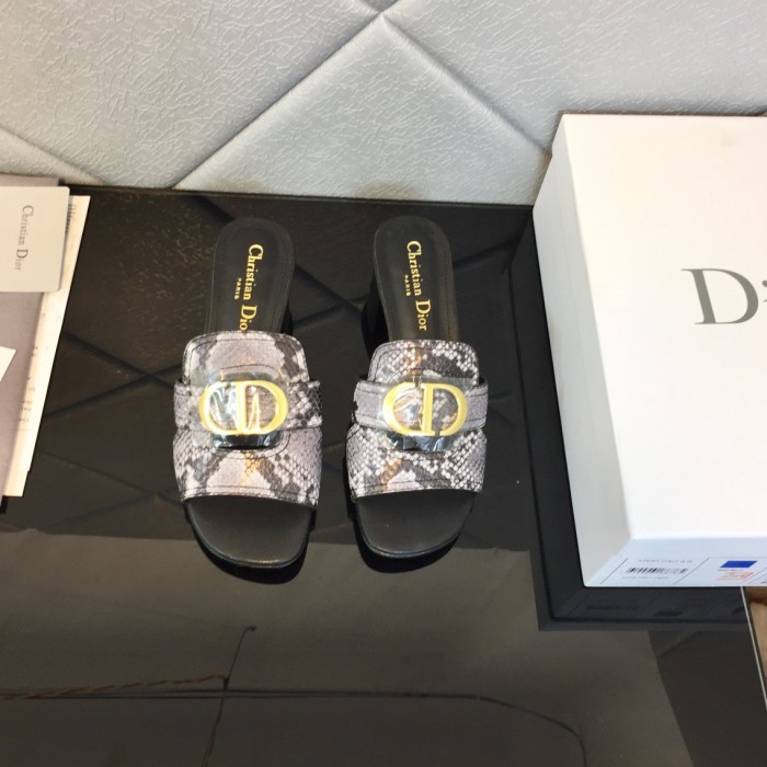 Dior Signature Summer Half Toe High Heel Sandals Shoes #nigo21999