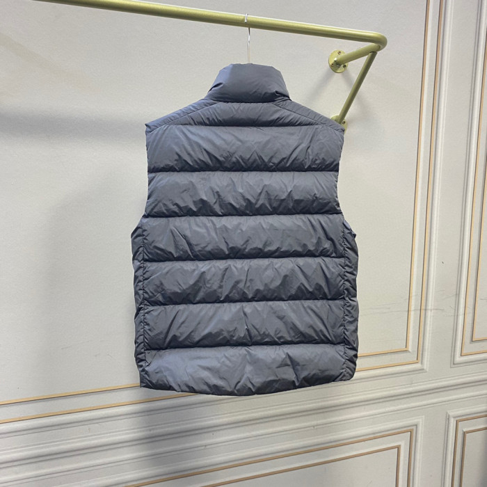 Prada Striped Sleeveless Down Vest #nigo22111