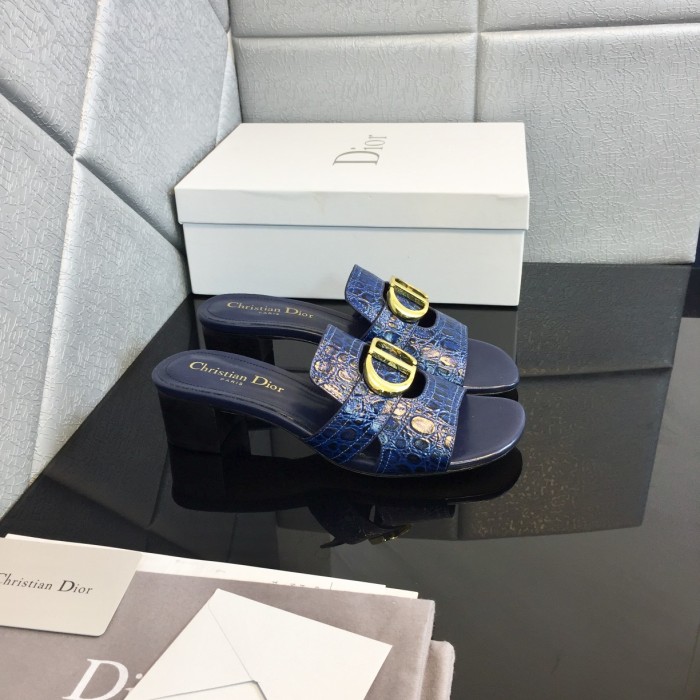 Dior Signature Summer Half Toe High Heel Sandals Shoes #nigo21999