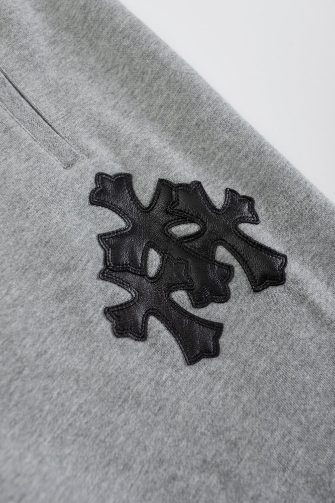 Chrome Hearts Hooded Sweatshirt Pullover Sweatpants Set Suit Grey #nigo96679