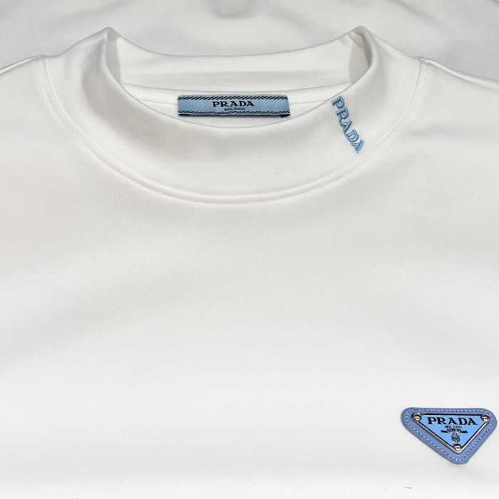 Prada Cotton round neck short sleeve T-shirt #nigo96677
