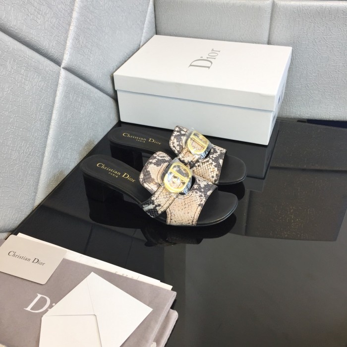 Dior Signature Summer Half Toe High Heel Sandals Shoes #nigo21999