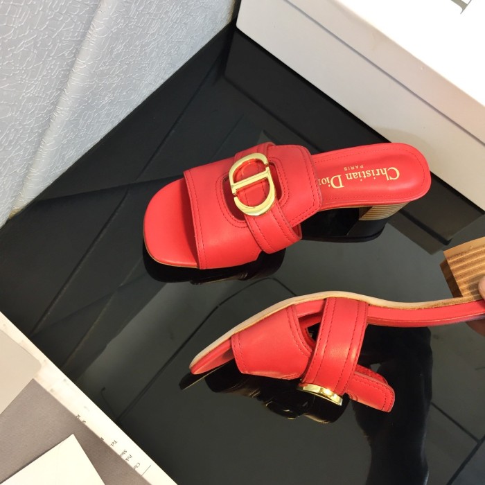 Dior Signature Summer Half Toe High Heel Sandals Shoes #nigo21999