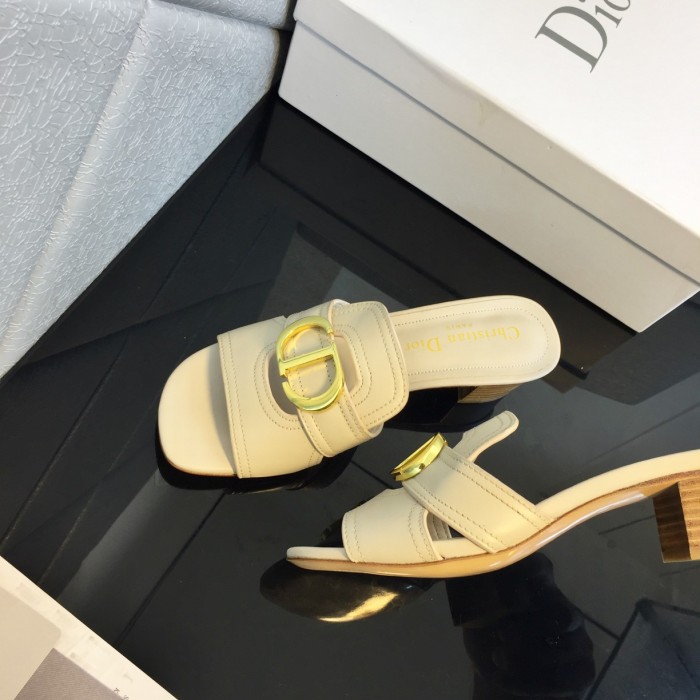 Dior Signature Summer Half Toe High Heel Sandals Shoes #nigo21999