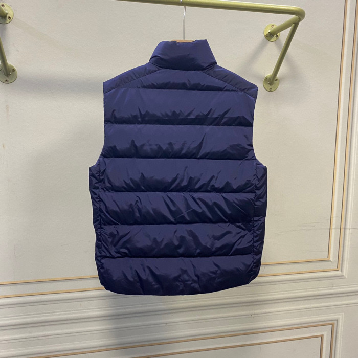 Prada Striped Sleeveless Down Vest #nigo22111