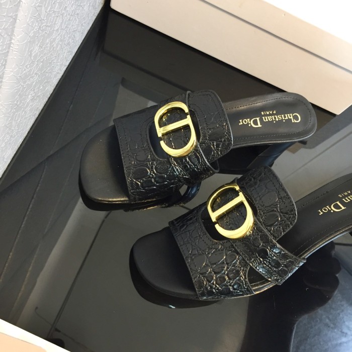 Dior Signature Summer Half Toe High Heel Sandals Shoes #nigo21999