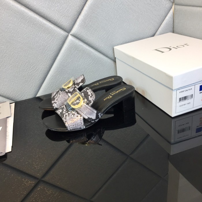 Dior Signature Summer Half Toe High Heel Sandals Shoes #nigo21999