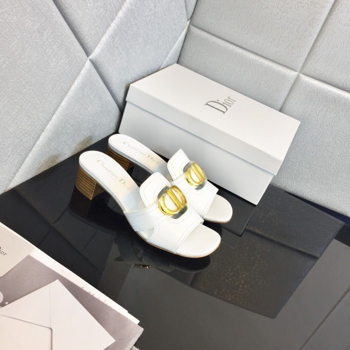 Dior Signature Summer Half Toe High Heel Sandals Shoes #nigo21999
