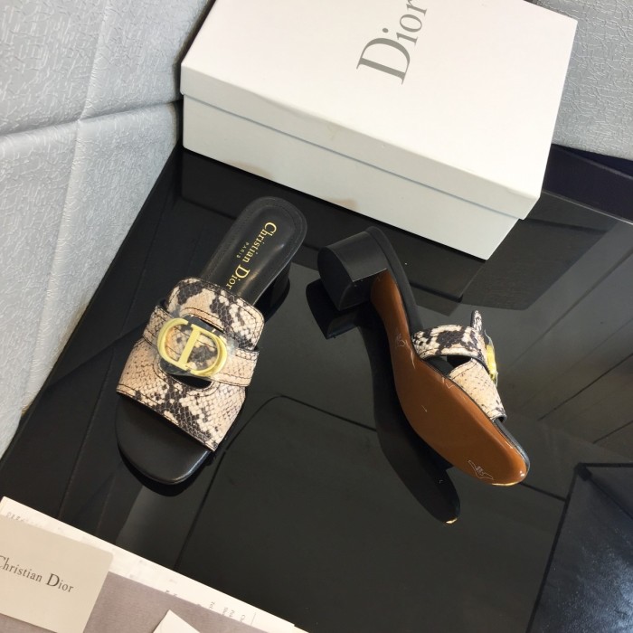Dior Signature Summer Half Toe High Heel Sandals Shoes #nigo21999