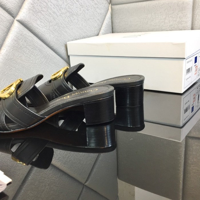 Dior Signature Summer Half Toe High Heel Sandals Shoes #nigo21999