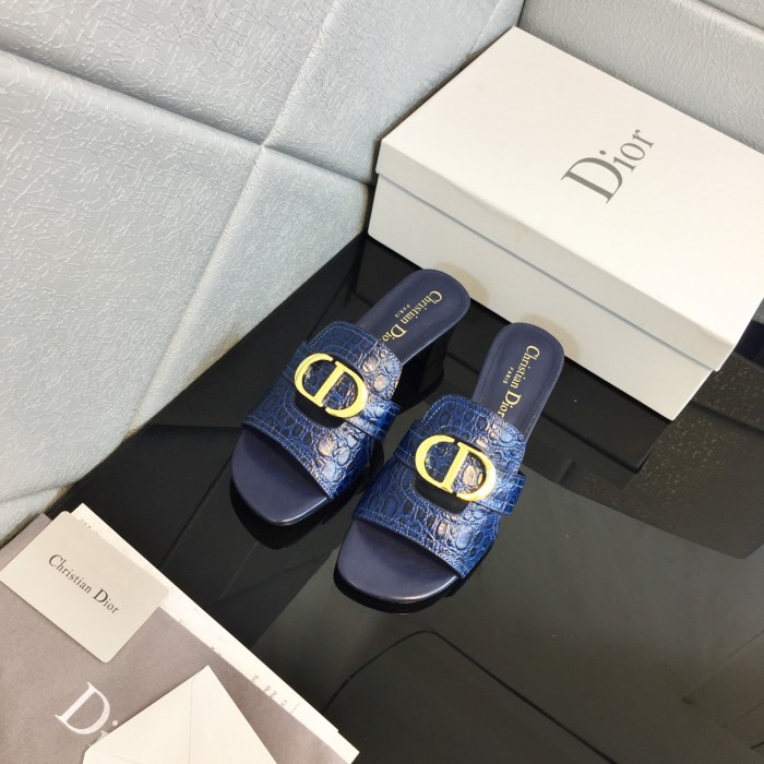 Dior Signature Summer Half Toe High Heel Sandals Shoes #nigo21999