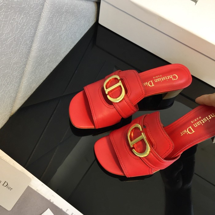 Dior Signature Summer Half Toe High Heel Sandals Shoes #nigo21999