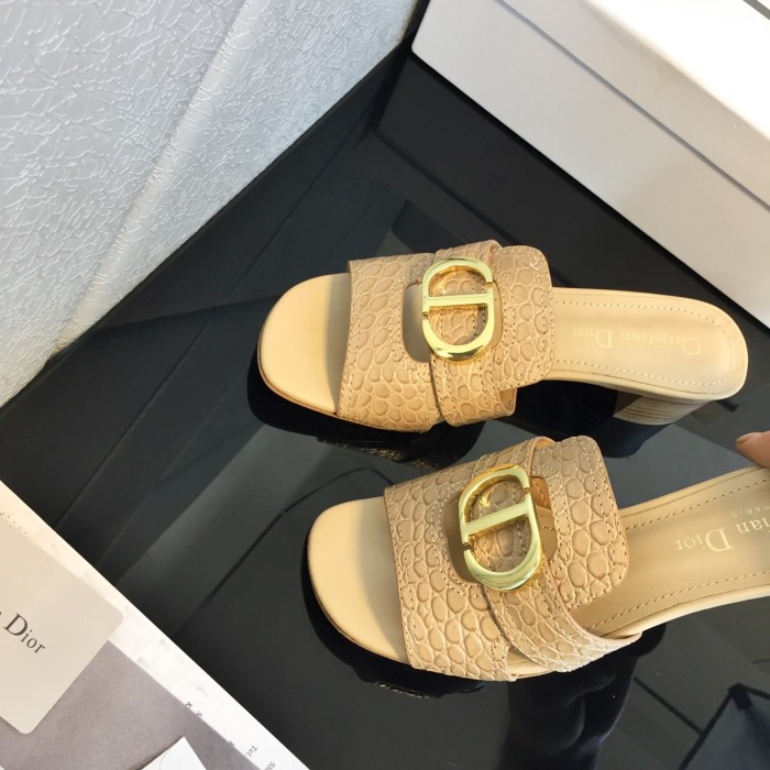 Dior Signature Summer Half Toe High Heel Sandals Shoes #nigo21999